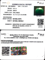 Load image into Gallery viewer, 9.01/CT Natural Panna Stone with Govt. Lab Certificate-2331
