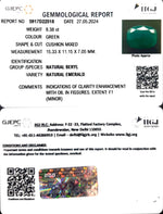 Load image into Gallery viewer, 8.38/CT Natural Panna Stone with Govt. Lab Certificate-1665
