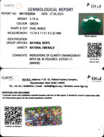 Load image into Gallery viewer, 5.79/CT Natural Panna Stone with Govt. Lab Certificate-2331
