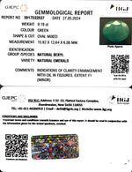 Load image into Gallery viewer, 9.19/CT Natural Panna Stone with Govt. Lab Certificate-2331
