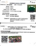 Load image into Gallery viewer, 6.69/CT Natural Panna Stone with Govt. Lab Certificate-1665
