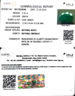 Load image into Gallery viewer, 5.56/CT Natural Panna Stone with Govt. Lab Certificate-3441
