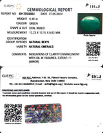 Load image into Gallery viewer, 6.49/CT Natural Panna Stone with Govt. Lab Certificate-1665
