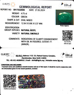 Load image into Gallery viewer, 4.75/CT Natural Panna Stone with Govt. Lab Certificate-3441
