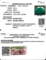 Load image into Gallery viewer, 4.84/CT Natural Panna Stone with Govt. Lab Certificate-2331
