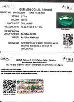 Load image into Gallery viewer, 3.77/CT Natural Panna Stone with Govt. Lab Certificate-23310
