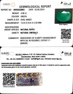 Load image into Gallery viewer, 4.86/CT Natural Panna Stone with Govt. Lab Certificate-6771
