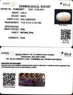 Load image into Gallery viewer, 3.89/CT Natural Fire Opal with Govt. Lab Certificate-8991
