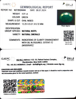 Load image into Gallery viewer, 4.91/CT Natural Panna Stone with Govt. Lab Certificate-1665
