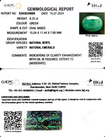 Load image into Gallery viewer, 8.25/CT Natural Panna Stone with Govt. Lab Certificate-2331
