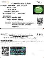 Load image into Gallery viewer, 2.71/CT Natural Panna Stone with Govt. Lab Certificate-2331
