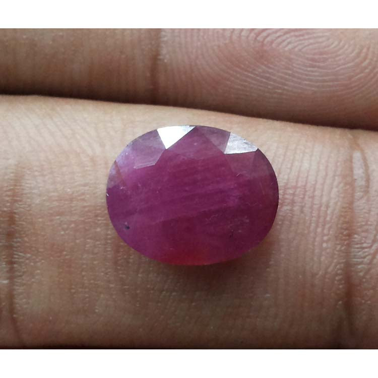 6.28 Ratti Natural Indian Ruby With Govt.Lab Certificate - (1100)