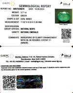 Load image into Gallery viewer, 3.71/CT Natural Panna Stone with Govt. Lab Certificate-12210
