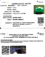 Load image into Gallery viewer, 3.79/CT Natural Panna Stone with Govt. Lab Certificate-2331
