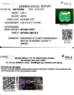 Load image into Gallery viewer, 3.08/CT Natural Panna Stone with Govt. Lab Certificate-4551
