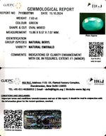 Load image into Gallery viewer, 7.63/CT Natural Panna Stone with Govt. Lab Certificate-6771
