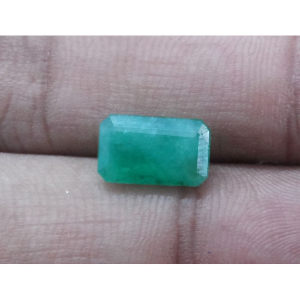 3.62/CT Natural Panna Stone with Govt. Lab Certificate (4551)