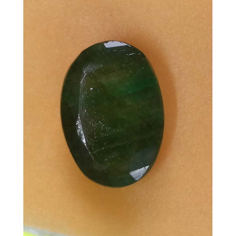 3.49/CT Natural Panna Stone with Govt. Lab Certificate (6771)