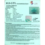 Load image into Gallery viewer, 2.81/CT Natural Emerald Stone with Govt. Lab Certificate  (12210)
