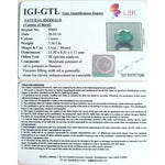 Load image into Gallery viewer, 3.71 Ratti Natural Panna Stone with Govt. Lab Certificate (8100)
