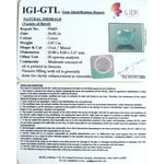 Load image into Gallery viewer, 3.07/CT Natural Panna Stone with Govt. Lab Certificate (6771)
