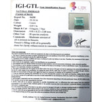 Load image into Gallery viewer, 4.43/CT Natural Panna Stone with Govt. Lab Certificate (6771)
