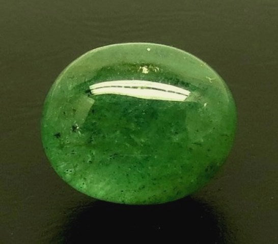 5.31/CT Natural Cabochon Panna Stone with Govt. Lab Certificate (6771)