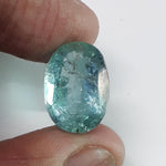 Load image into Gallery viewer, 7.42/CT Natural Colombian Panna Stone With Govt. Lab Certificate  (12210)
