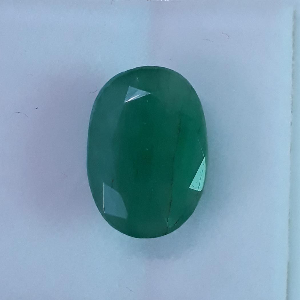 5.73/CT Natural Panna Stone with Govt. Lab Certificate-1221