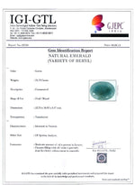 Load image into Gallery viewer, 24.79/CT Natural Panna Stone with Govt. Lab Certificate  (1221)
