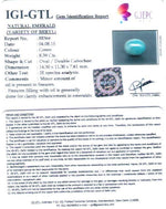 Load image into Gallery viewer, 8.39/CT Natural Emerald Stone with Govt. Lab Certificate-2331
