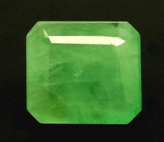 6.68/CT Natural Panna Stone with Govt. Lab Certificate-4551