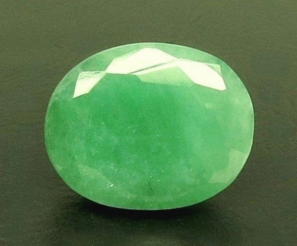 9.50/CT Natural Panna Stone with Govt. Lab Certificate-3441