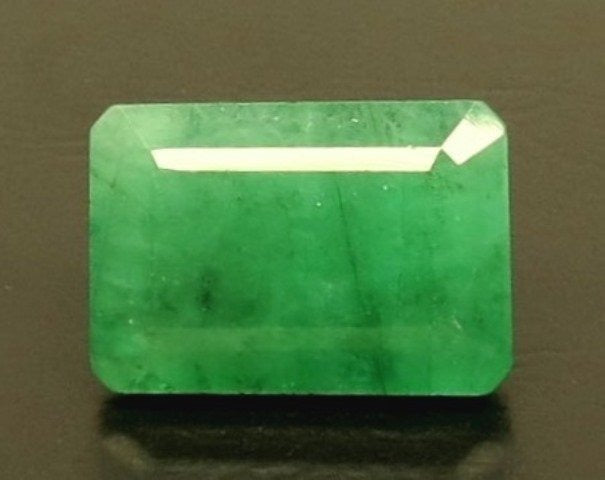 6.63/CT Natural Panna Stone with Govt. Lab Certificate-8991