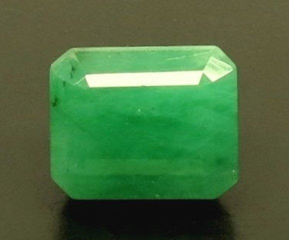 6.65/CT Natural Panna Stone with Govt. Lab Certificate-8991