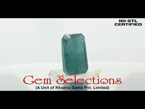 5.71/CT Natural Emerald Stone With Govt. Lab Certified (8991)