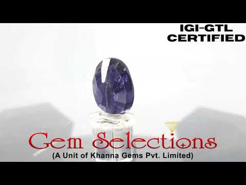 5.30 Ratti Natural Iolite With Govt. Lab Certificate-(1221)