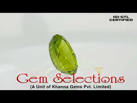 4.26 Ratti Natural Peridot With Govt.Lab Certificate-(4551)