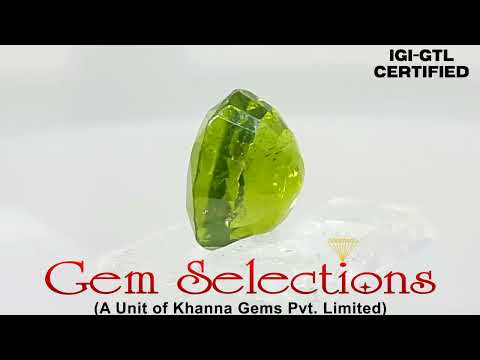 4.52 Ratti Natural Peridot With Govt.Lab Certificate-(4551)