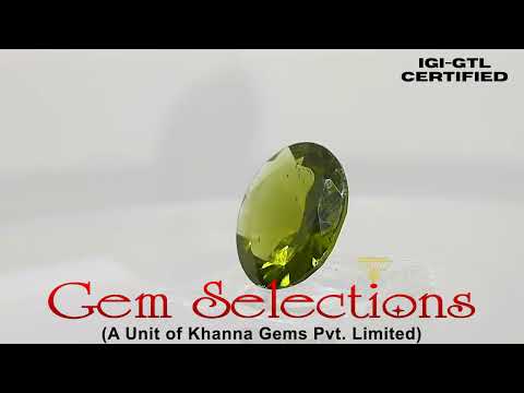 4.43 Ratti Natural Peridot With Govt.Lab Certificate-(4551)