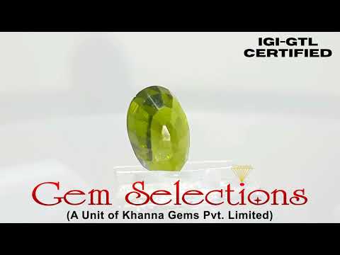 4.94 Ratti Natural Peridot With Govt.Lab Certificate-(4551)