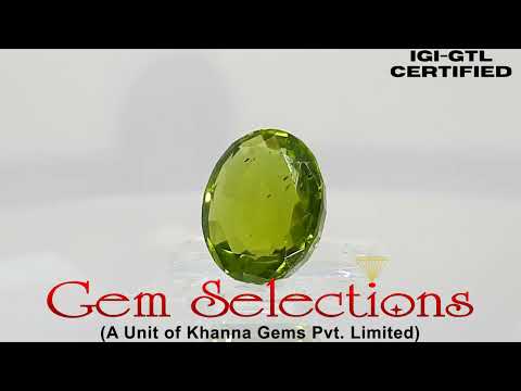 4.91 Ratti Natural Peridot With Govt.Lab Certificate-(4551)