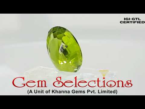 4.80 Ratti Natural Peridot With Govt.Lab Certificate-(4551)