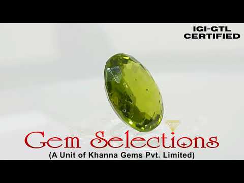 5.00 Ratti Natural Peridot With Govt.Lab Certificate-(4551)