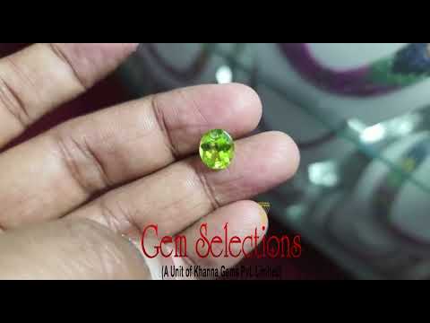 3.43 Ratti Natural Peridot With Govt.Lab Certificate-(4551)