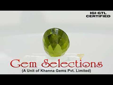 4.32 Ratti Natural Peridot With Govt.Lab Certificate-(4551)