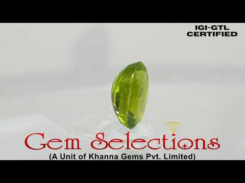 4.66 Ratti Natural Peridot With Govt.Lab Certificate-(4551)