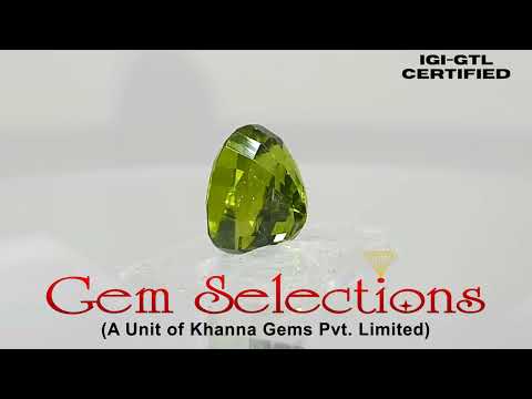 4.20 Ratti Natural Peridot With Govt.Lab Certificate-(4551)