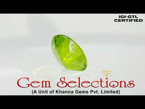 4.92 Ratti Natural Peridot With Govt.Lab Certificate-(4551)