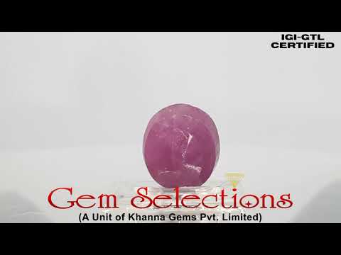 5.21 Ratti Natural Indian Ruby with Govt. Lab Certificate-(2331)